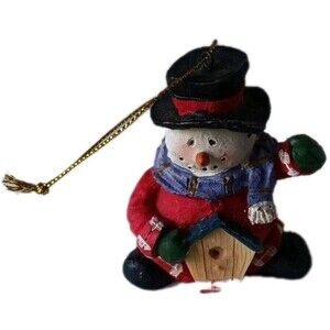 Christmas Snowman Holiday Ornament